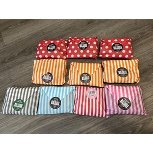 Snag Tights Lot of 10 Mixed Styles Fishnet Mock Garter Size D Goth Punk